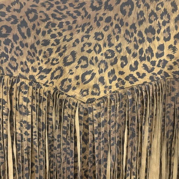 Free People Fringe Out Animal Print Jacket Size Small We The Free - Picture 12 of 14